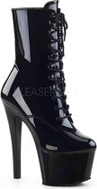 Pleaser Plateau Laarzen, Paaldans schoenen -35 Shoes- SKY-1020 Paaldans schoenen Zwart