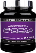 Scitec Nutrtion - G-Bcaa - Glutamine + BCAA Essential Amino Acids - 250 caps - 83 porties