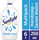 Sunlight Classic Care - 6 x 250 ml - Handzeep - Voordeelverpakking