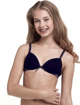Boobs & Bloomers Anny Meisjes T-shirt BH - Donkerblauw - Maat A65