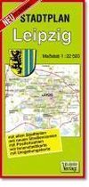 Plan de la ville de Leipzig 1: 22 500