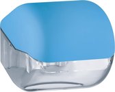 Marplast toiletpapier houder A61900AZ – Blauw met transparant – geschikt voor traditionele Rollen toiletpapier
