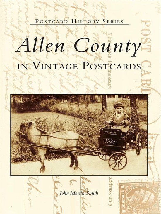 Postcard History Series - Allen County in Vintage Postcards - cover