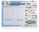 Unicorn weekplanner - Met stickers