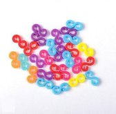 24 Loomfun Loom S Clips Mixed color kleuren