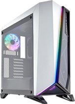 Carbide Series RGB Glass Gaming Case White and Black bol.com