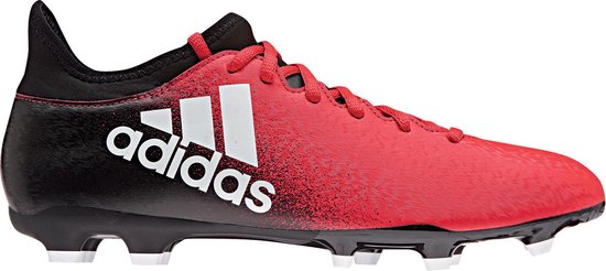 adidas X 16.3 FG Voetbalschoenen - Maat 42 2/3 - Mannen - rood/zwart |  bol.com