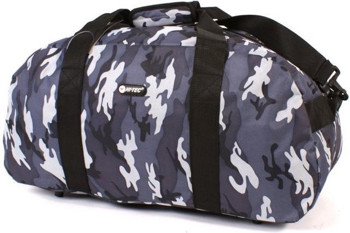 Legerprint weekendtas - grijs camouflage - Hi-Tec
