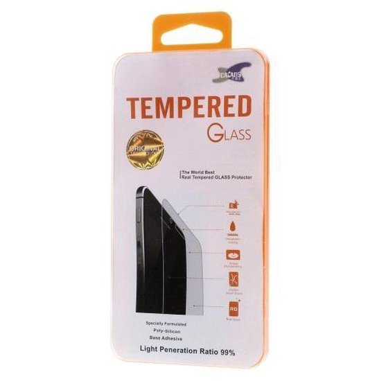 Silicone TPU gel zwart hoesje Telefoonhoesje geschikt voor Samsung Galaxy A50 / A30s met full screen glas screenprotector