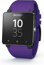 Sony Siliconen bandje - Sony Smartwatch 2 - Paars