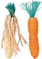 Trixie wortel en maiskolf met stro