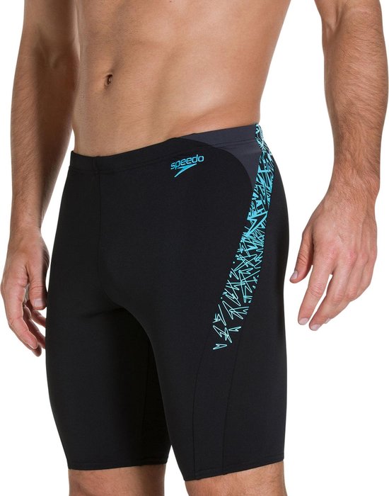 Speedo Endurance Boom Splice Jammer Zwembroek Heren Zwart/Blauw