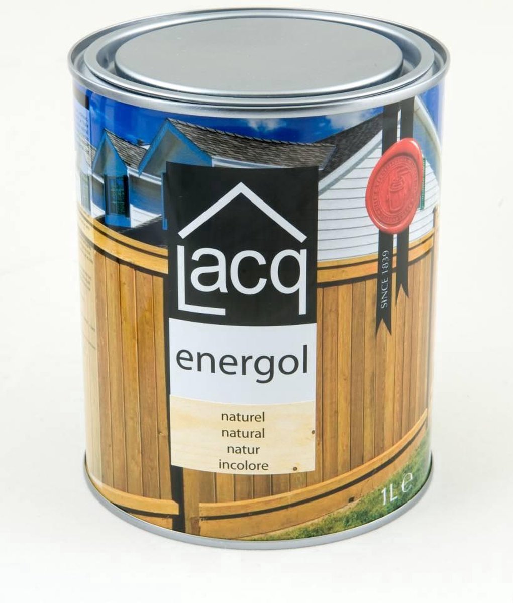 Lacq Energol - Houtolie - Wit - 1 Liter - Zijdeglans