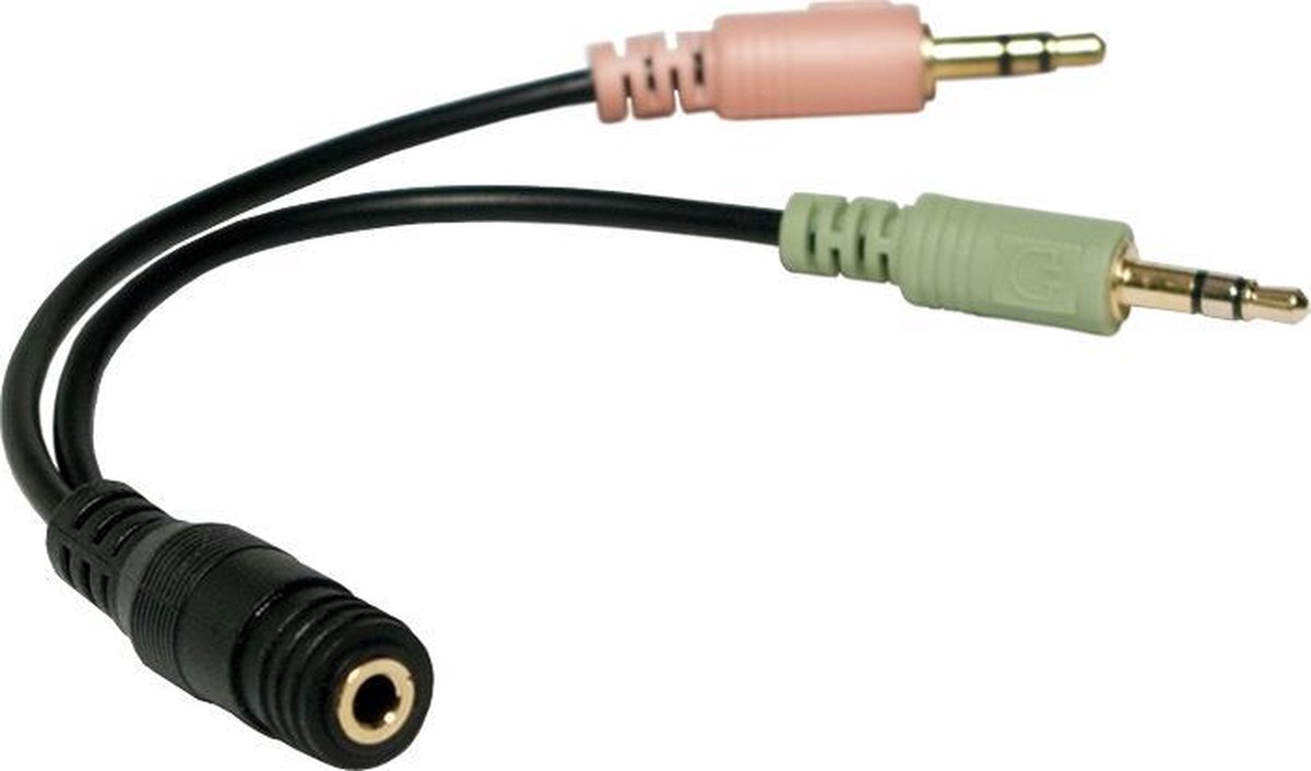 LogiLink Audio-Kabel 10m – Cinch Stecker Auf Buchse, Schwarz