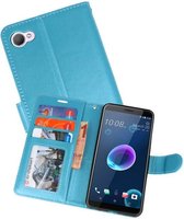 Wallet Cases Hoesje Geschikt voor HTC Desire 12 - Turquoise