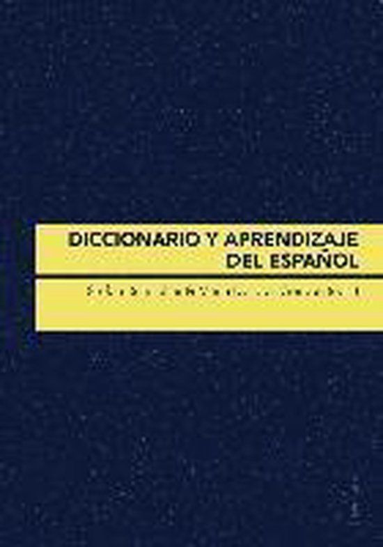 Diccionario y aprendizaje del español - cover