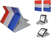 Diamond Class Hoes voor Studio Tab Super Slim 9.7 Inch Hd Ultra , Cover met Rood-Wit-Blauw vlag motief, Multi, merk i12Cover