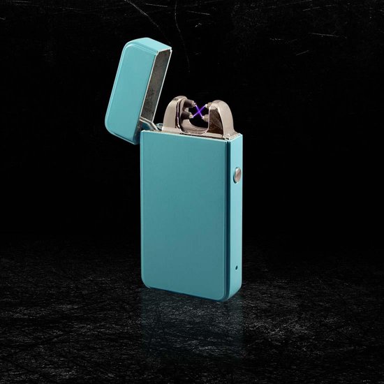 Briquet plasma rechargeable électrique Novi - Turquoise mat | USB