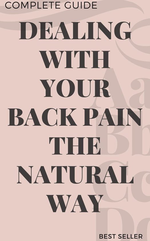 Dealing with your back pain the natural way - cover