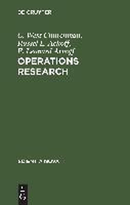Operations Research - cover