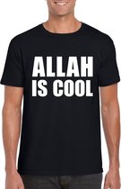 Zwart Allah is cool shirt voor heren S