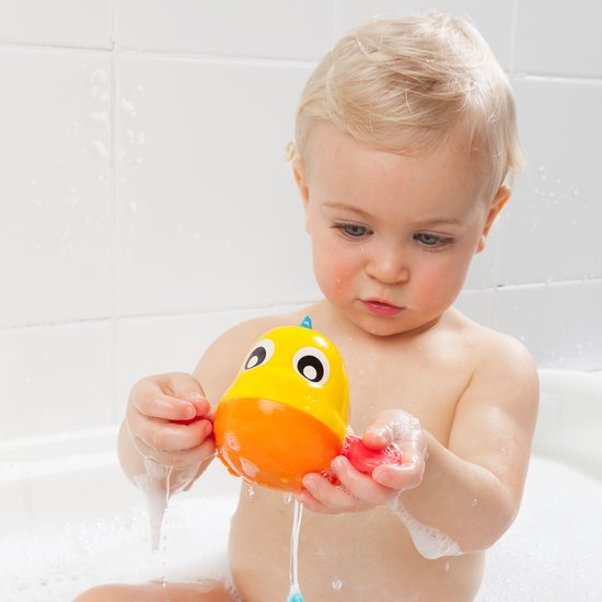 Playgro Paddellend Badvisje - Badspeelgoed - Trekspeeltje - Clownvis met spartelende vinnen - 2 kleuruitvoeringen van Playgro — afbeelding 5