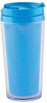 Zak!Designs -  Hot Beverage Drinkbeker - Dubbelwandig - Aquablauw