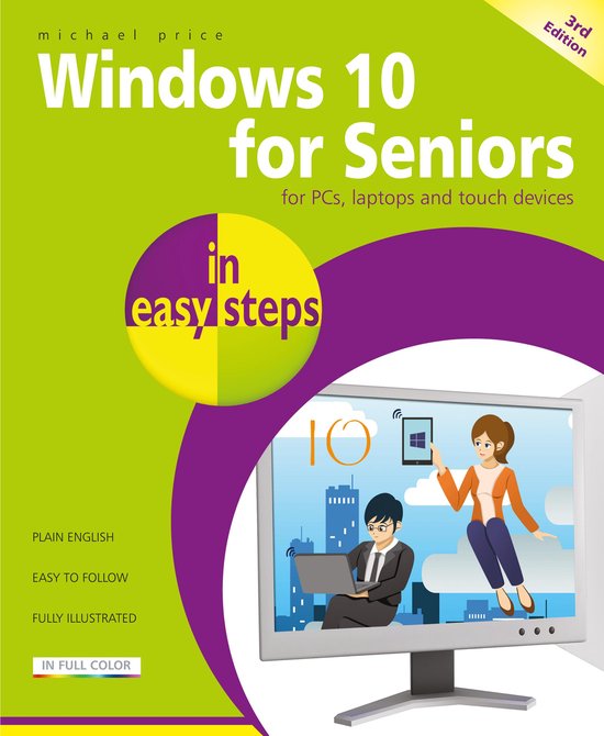 In Easy Steps - Windows 10 for Seniors in easy steps, 3rd Ed ... - cover