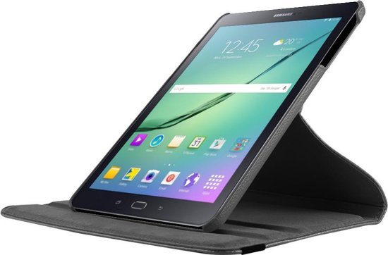 Samsung Galaxy Tab A 10.1 (2016/2018) draaibare hoes Zwart - Merkloos
