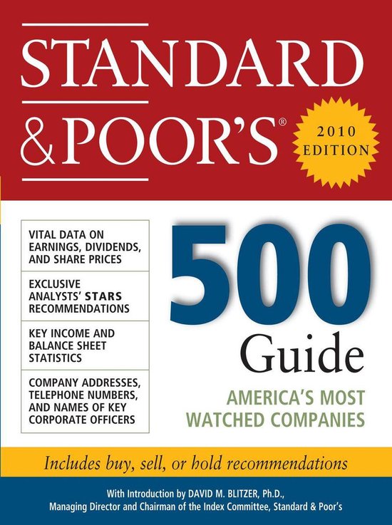Standard & Poor's 500 Guide, 2010 Edition (ebook), Standard & Poor'S 9780071747011