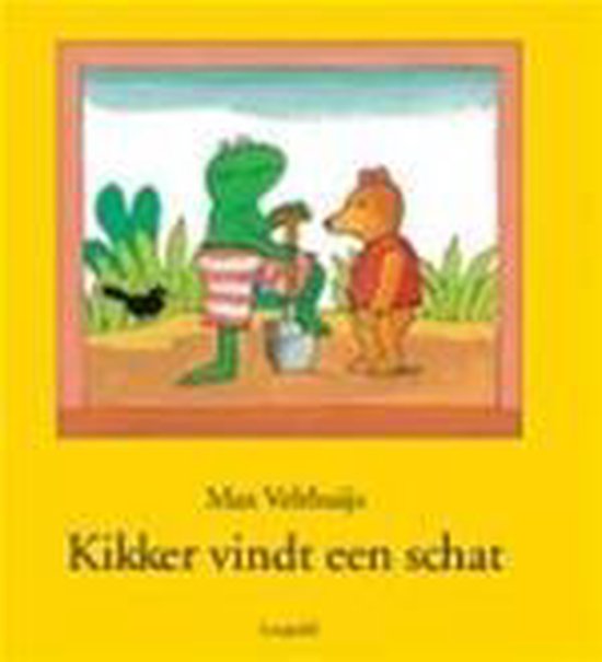Cover van het boek 'Kikker vindt een schat' van Max Velthuijs