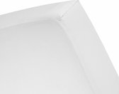 Damai - Hoeslaken (tot 25 cm) - Double Jersey - 140x200/210/220 - 150x200 cm - White