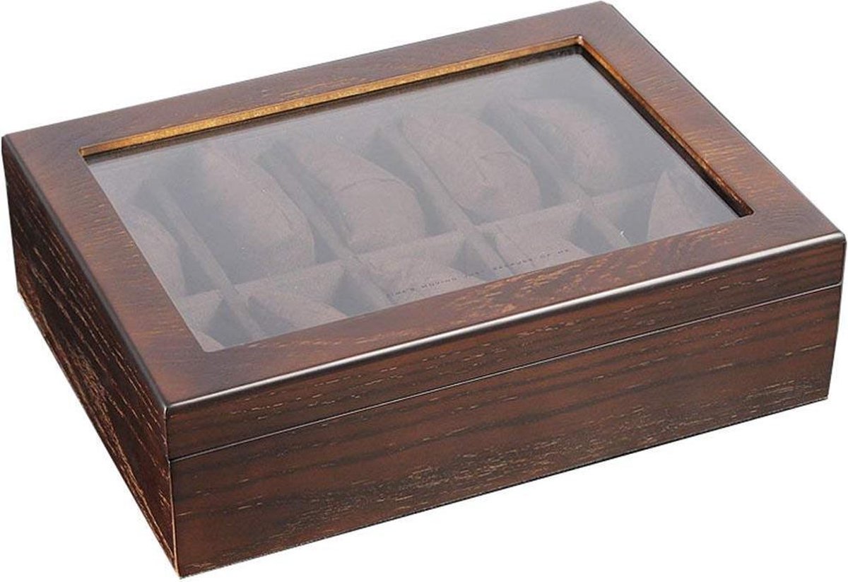 Luxe Houten Horloge Box - 100 % Handgemaakte Horlogedoos - Exclusieve  Opbergbox voor... | bol.com