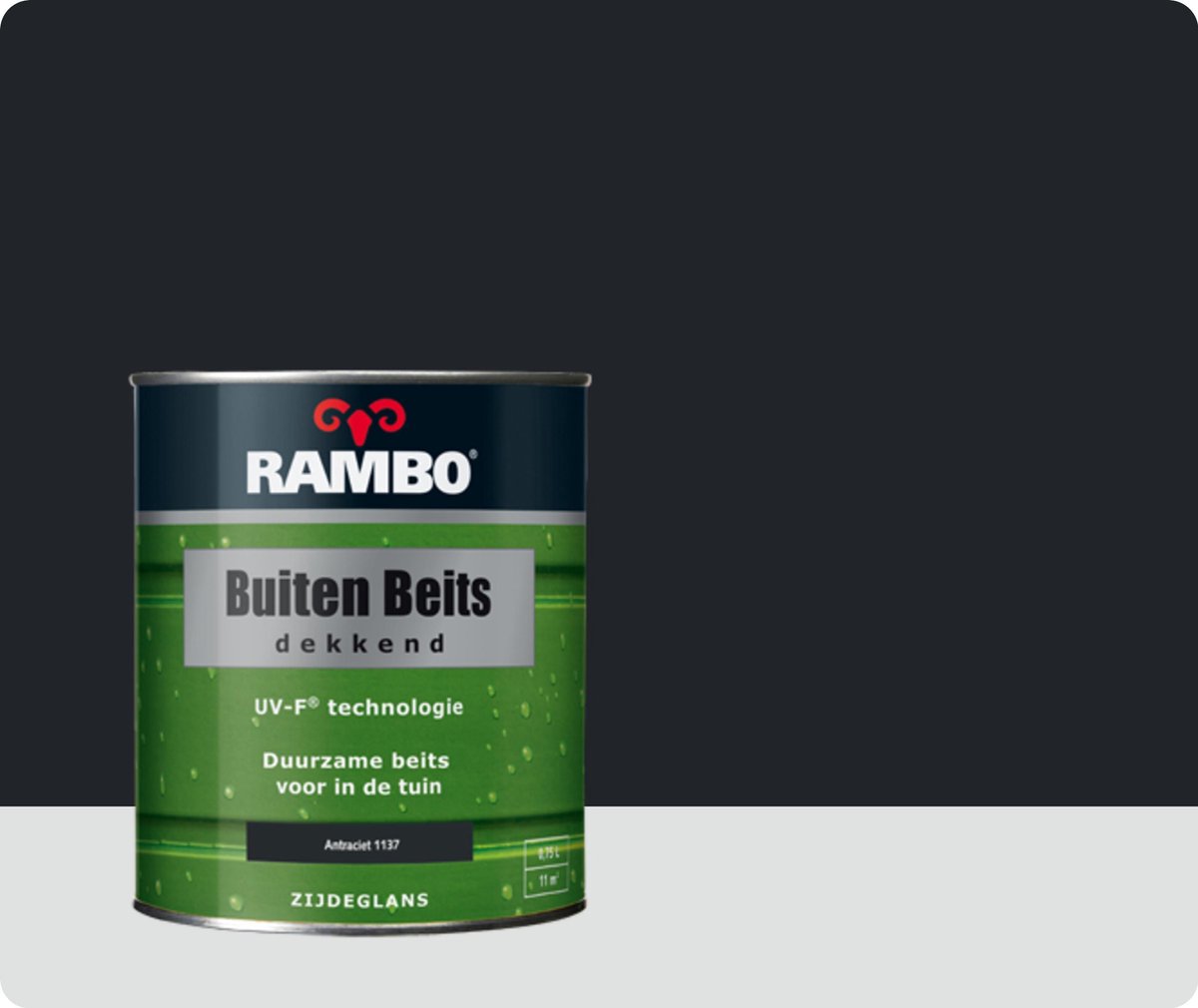 Rambo Dekkend 0,75 liter - Antraciet |