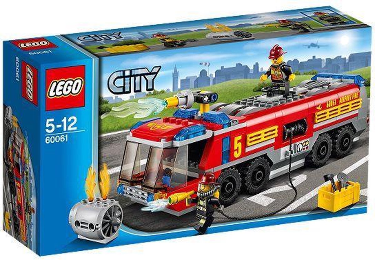 LEGO City Luchthaven Brandweerwagen - 60061 | bol.com