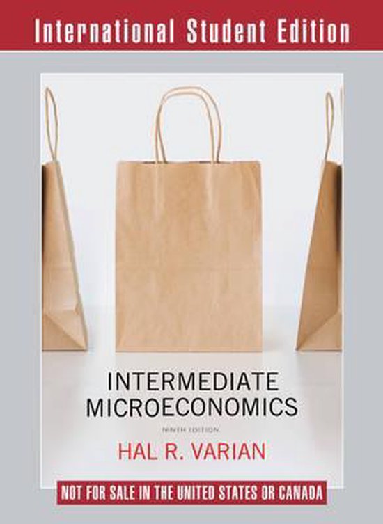 Intermediate Microeconomics A Modern Approach 9780393920772 Hal R Varian Boeken Bol Com