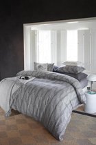 Beddinghouse Lufness flanel - Dekbedovertrek - Grey - 1-persoons (140x200/220 cm + 1 sloop)