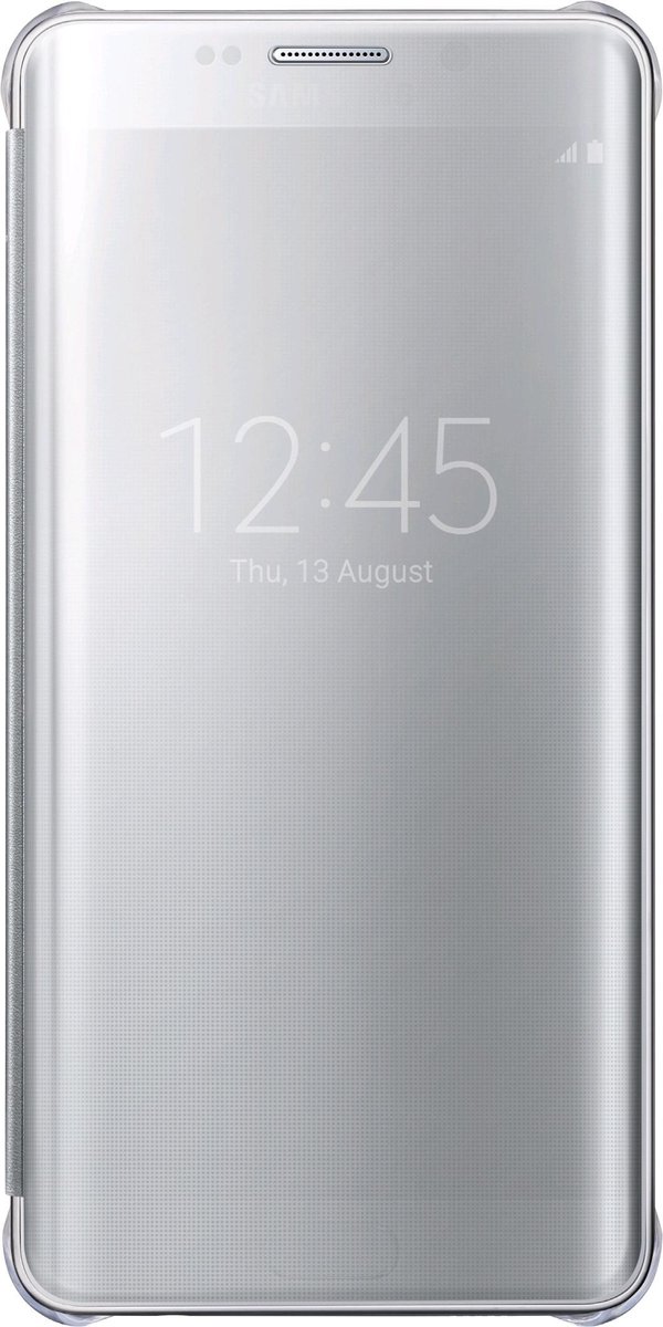 Samsung Clear View Cover voor Samsung S6 edge Plus - Zilver