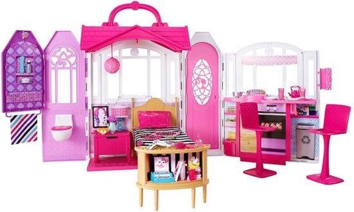 Barbie Glamour Vakantiehuis - Barbiehuis | bol.com