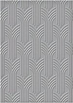 Spellbinders - Art Deco Collection S6-069 - Texture Plates - Arched Arrows