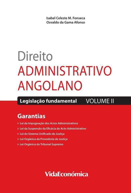 Direito Administrativo Angolano - Vol. II - cover