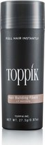 Toppik Hair Building Fibers Lichtbruin - 27,5 gram - Cosmetische Haarverdikker - Verbergt haaruitval - Direct voller haar