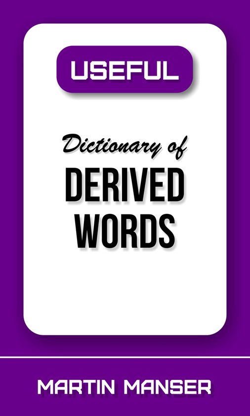 Useful Dictionary of Derived Words - cover
