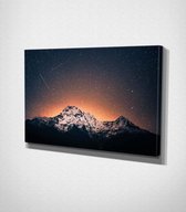 Ghandruk, Nepal - 120 x 80 cm - Landschap - Schilderij - Canvas - Slaapkamer - Wanddecoratie  - Slaapkamer - Foto op canvas