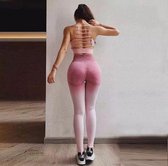 Yoga-Legging - compressie met hoge taille -Rose Red M Loungewear yoga Pants NewAgeDevi | Fitness | Yoga | Workout | Yoga Broek |