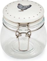 Cooksmart Voorraadpotten glas Farmers Kitchen - 0,5 ltr. / Creme deksel