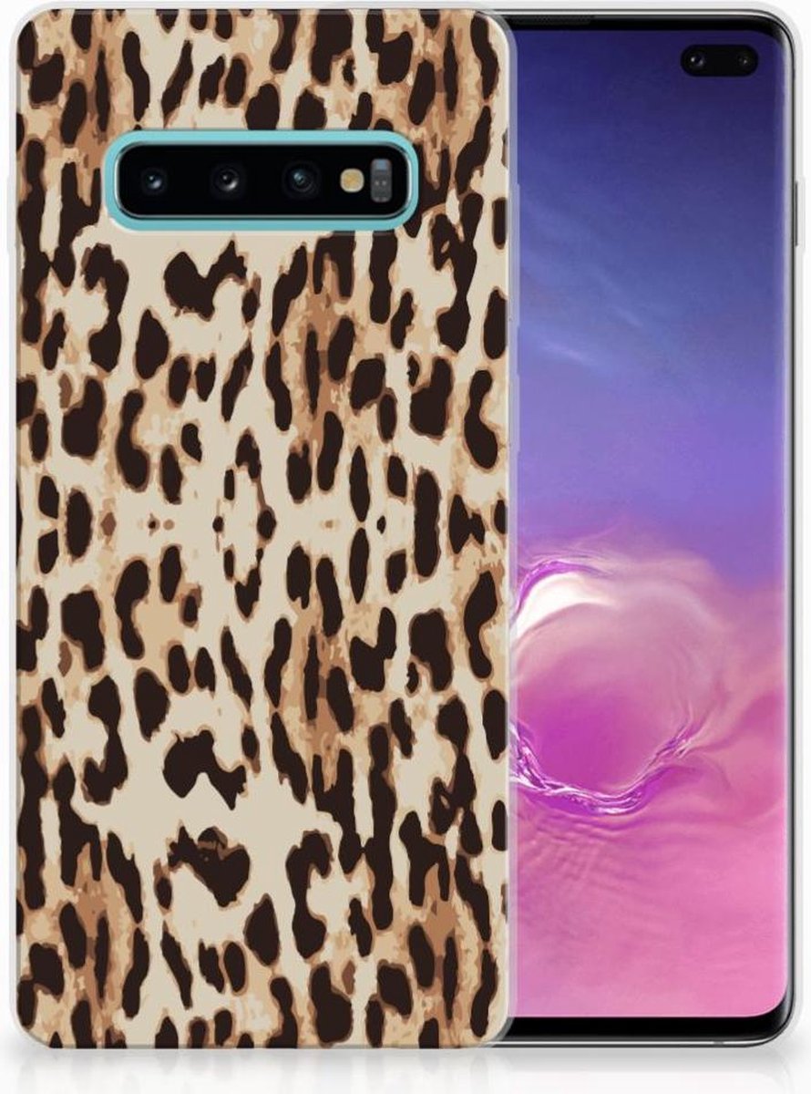 Samsung Galaxy S10 Plus TPU Hoesje Leopard