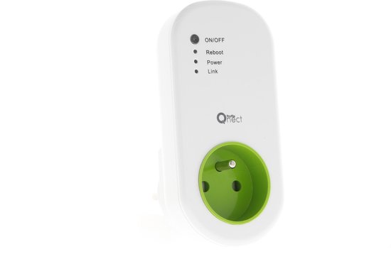 Profile Prise Qnect avec interrupteur 3680W blanc