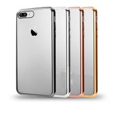 Xssive TPU Back Case voor iPhone 7 Plus TPU Case Transparant Harde Bumper Rose Goud