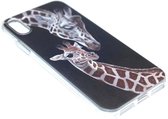 Giraf hoesje siliconen Geschikt voor iPhone XS Max